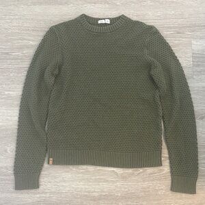 Tentree Olive Green Men's Crewneck Sweater